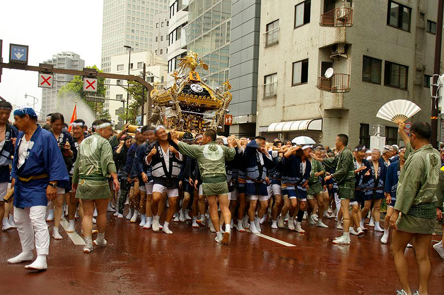 일본 마츠리 풍경