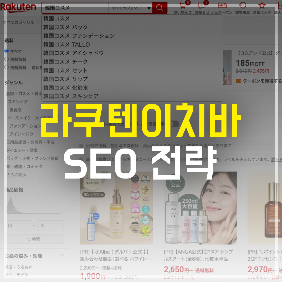 라쿠텐 이치바 SEO 전략