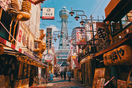 오사카 도톤보리 풍경