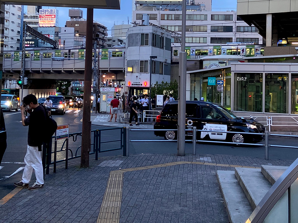 일본 택시 모습