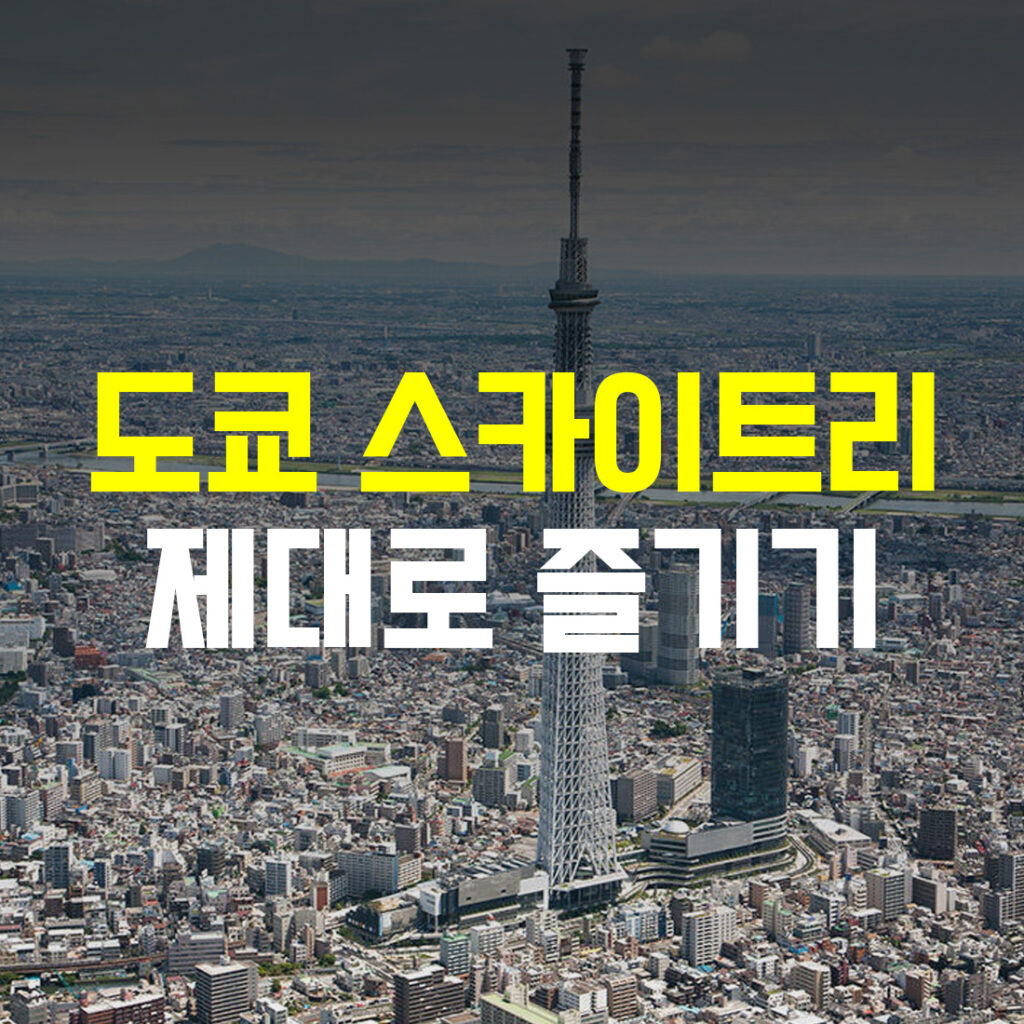 도쿄 스카이트리 제대로 즐기기