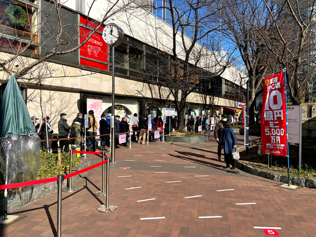 일본 점보복권 구매 행렬