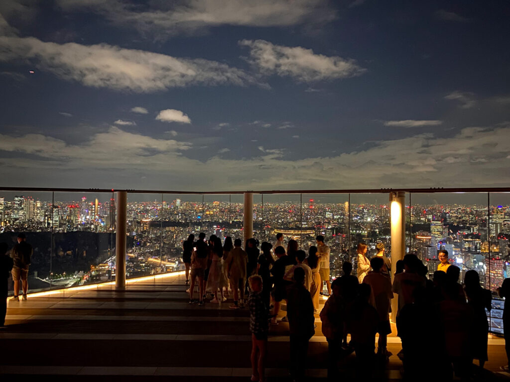 시부야 스카이 전망대 야경