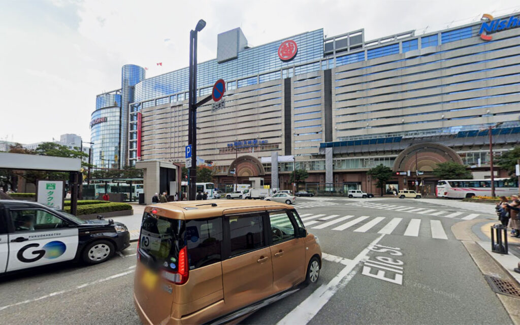 니시테츠 후쿠오카역 주변