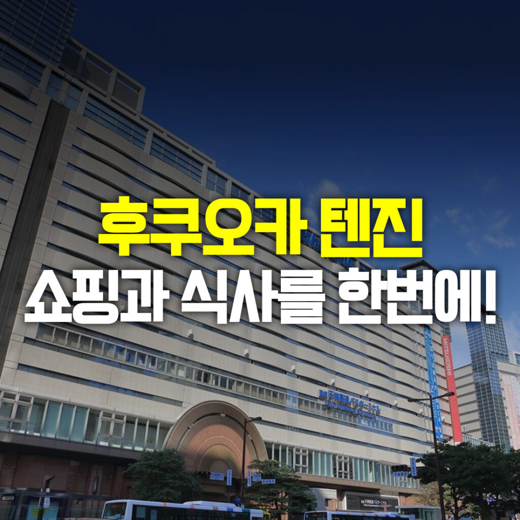 후쿠오카 텐진 완벽정리