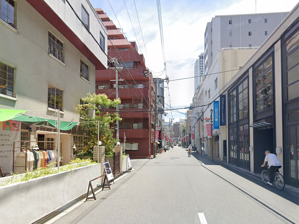 오사카 호리에 주변