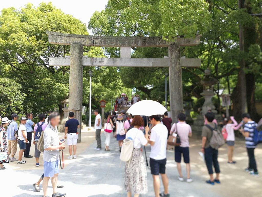 다지이후 텐만구 경내