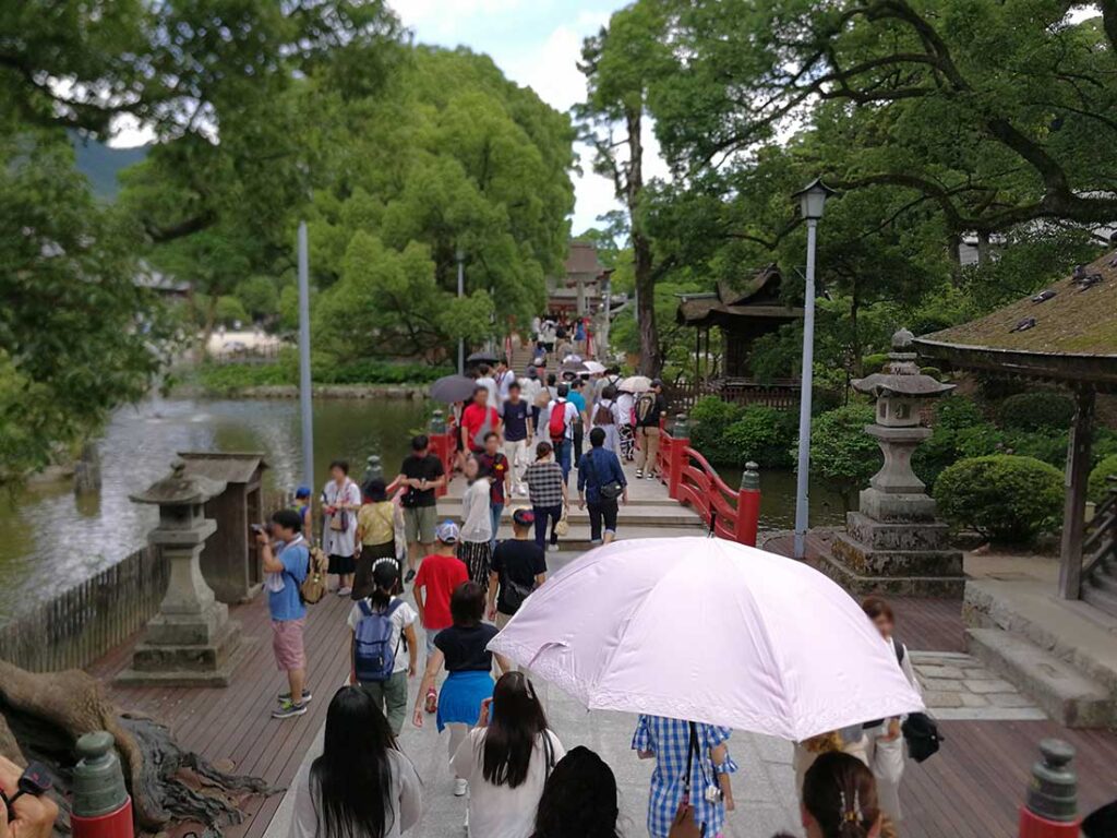 다지이후 텐만구 다이코 다리