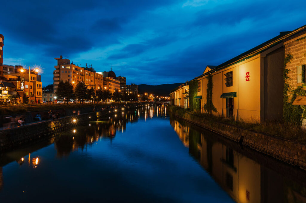 홋카이도 오타루 야경