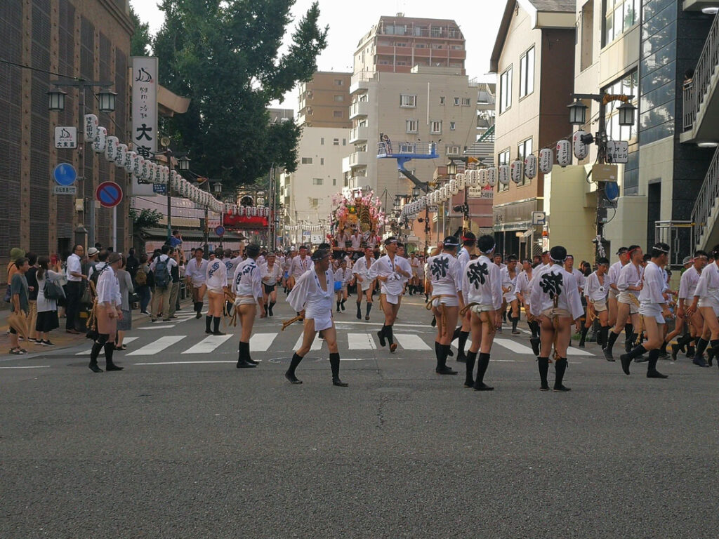 7월 후쿠오카 마츠리 현장