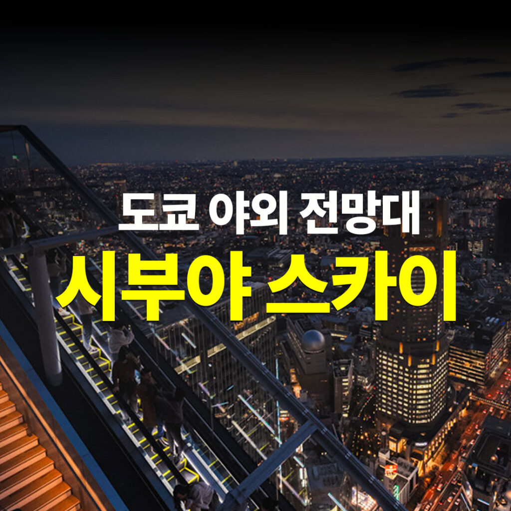 도쿄 야외 전망대 시부야 스카이